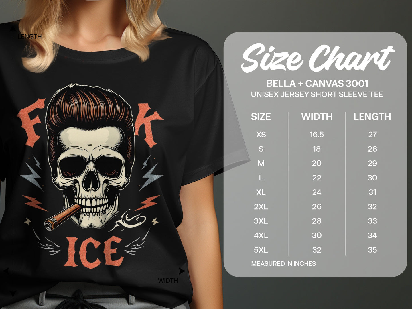 Skull with Cigarette Graphic Short Sleeve Tee product