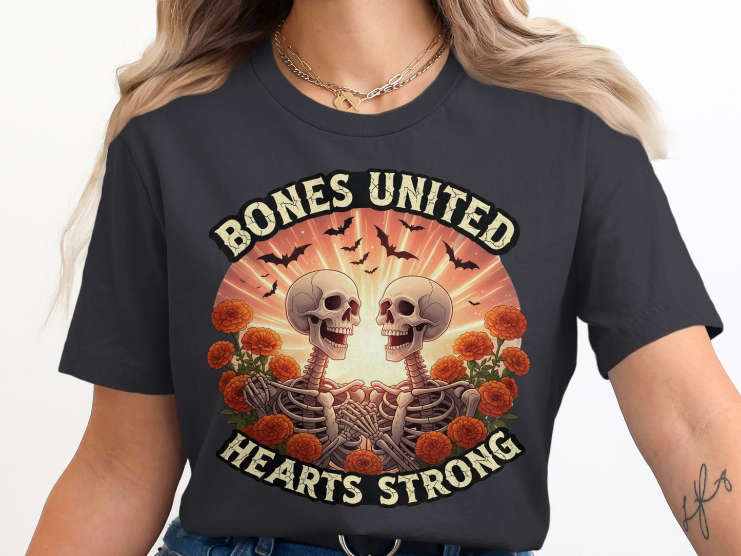 Bones United Hearts Strong Graphic T-Shirt product