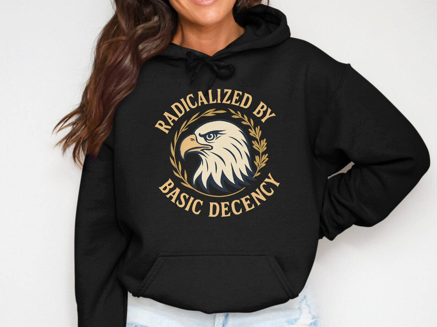 Radicalized By Basic Decency Hoodie product