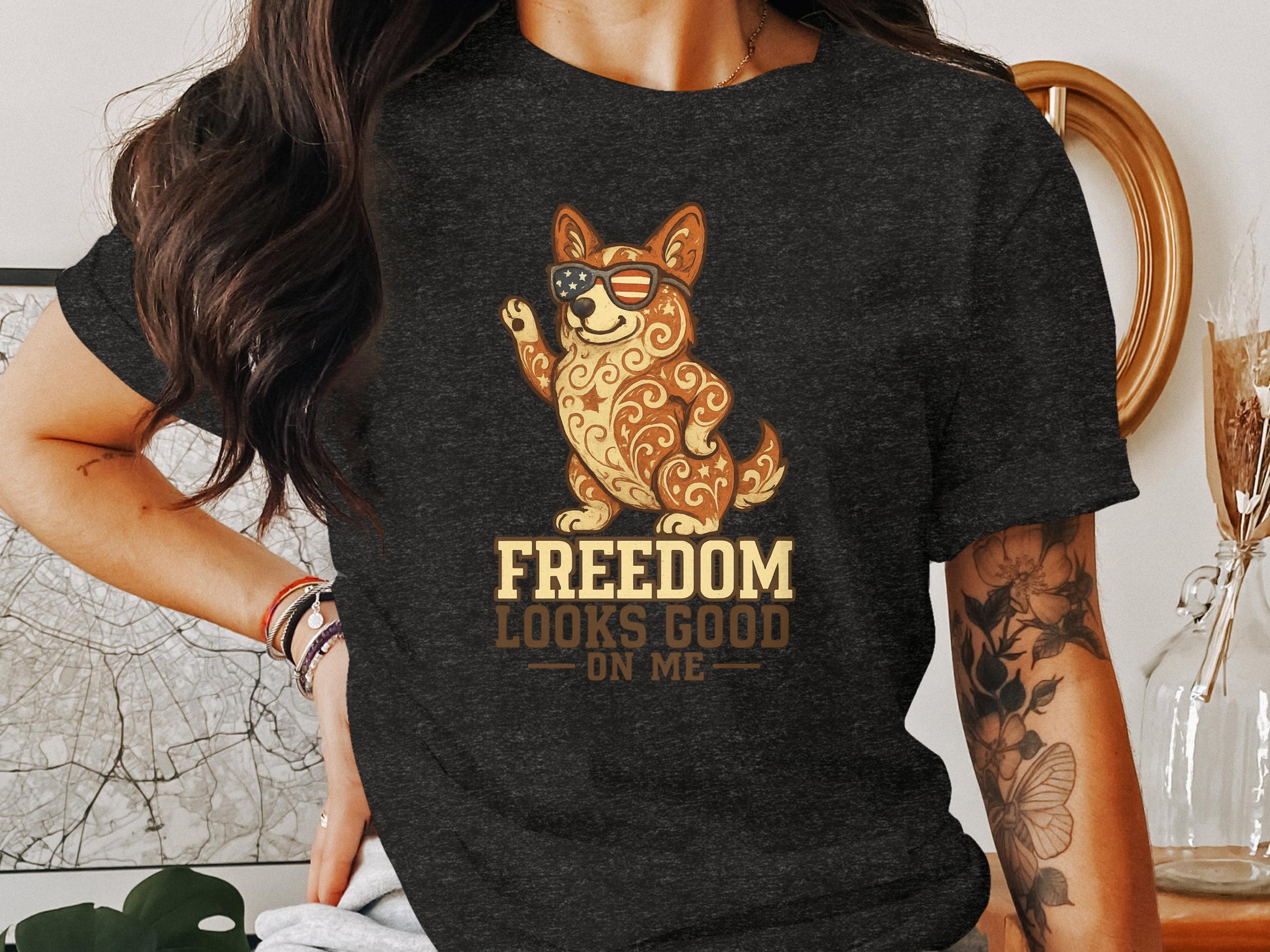 Freedom Looks Good On Me Graphic T-Shirt product