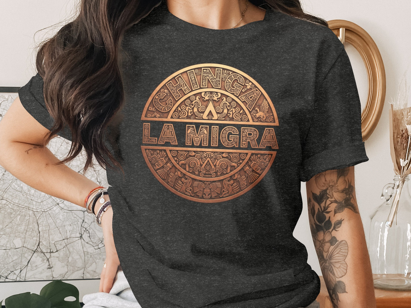 Unique Chinga La Migra Graphic T-shirt product