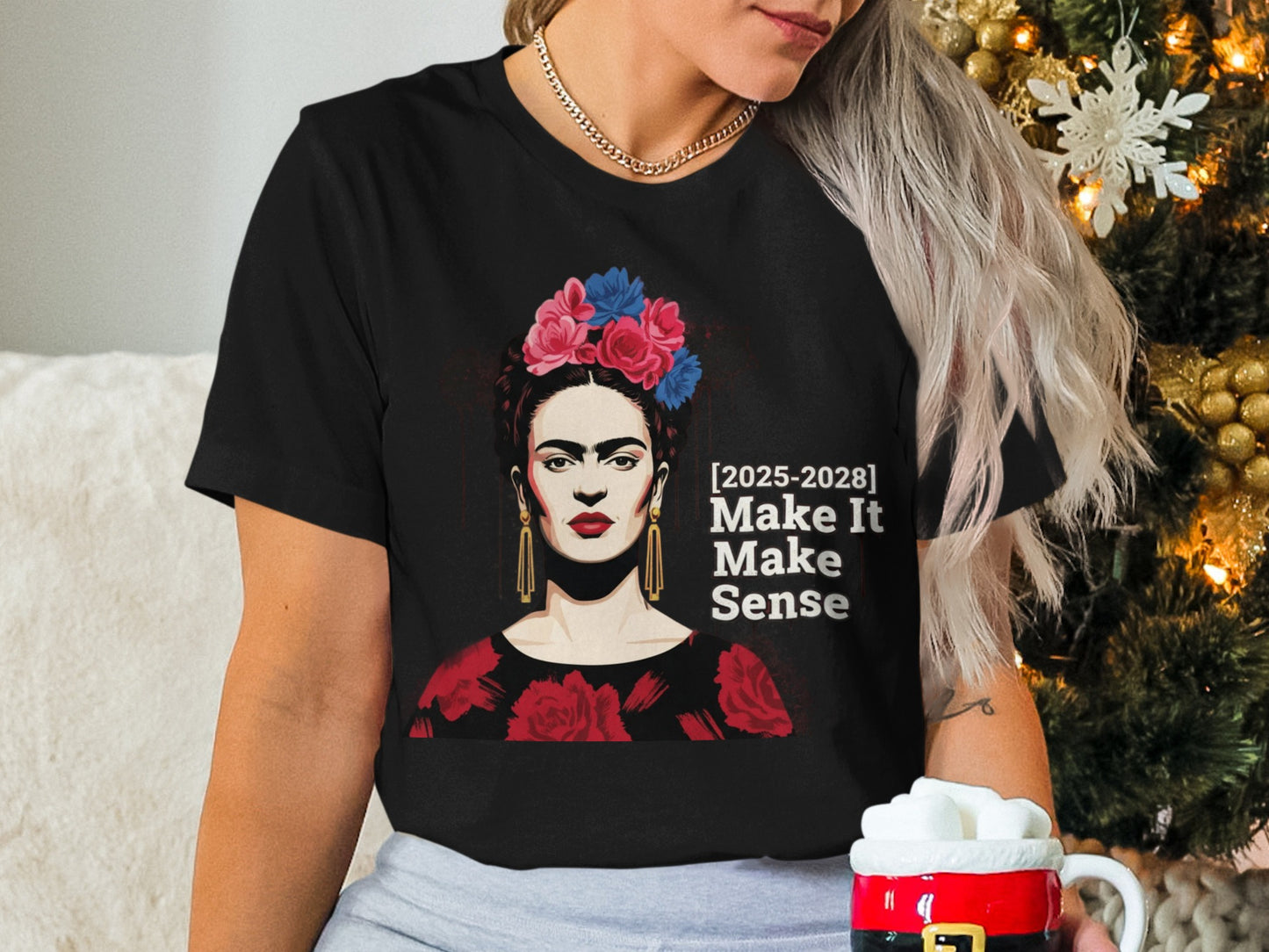Make It Make Sense Graphic Tee Holiday Apparel