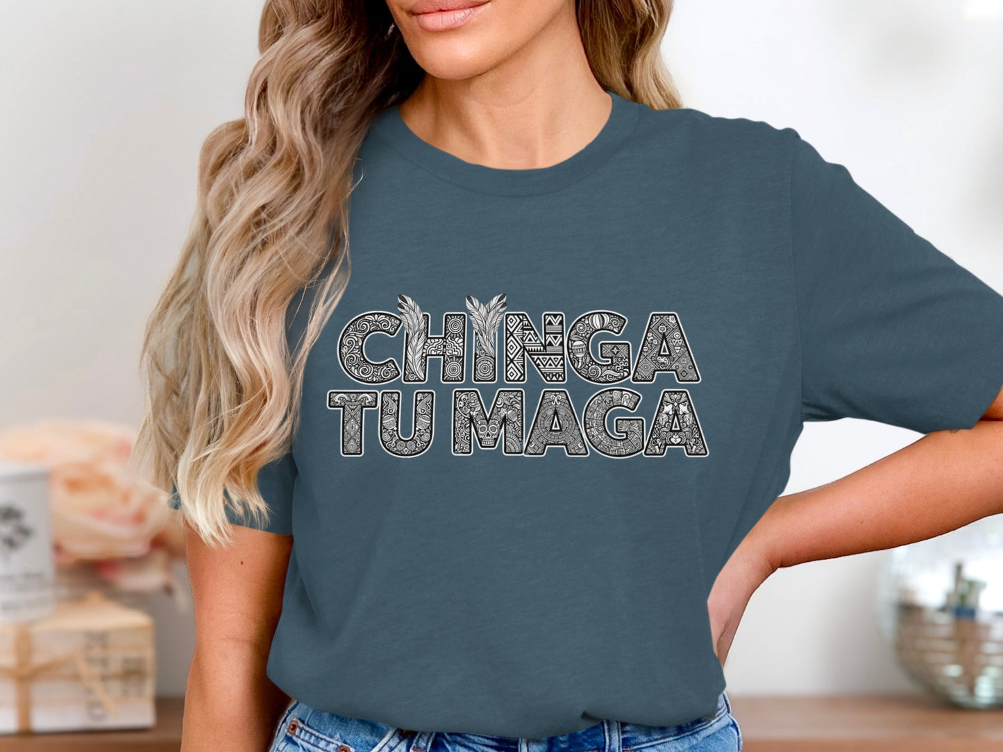 Chinga Tu Maga Graphic Short Sleeve T-Shirt product
