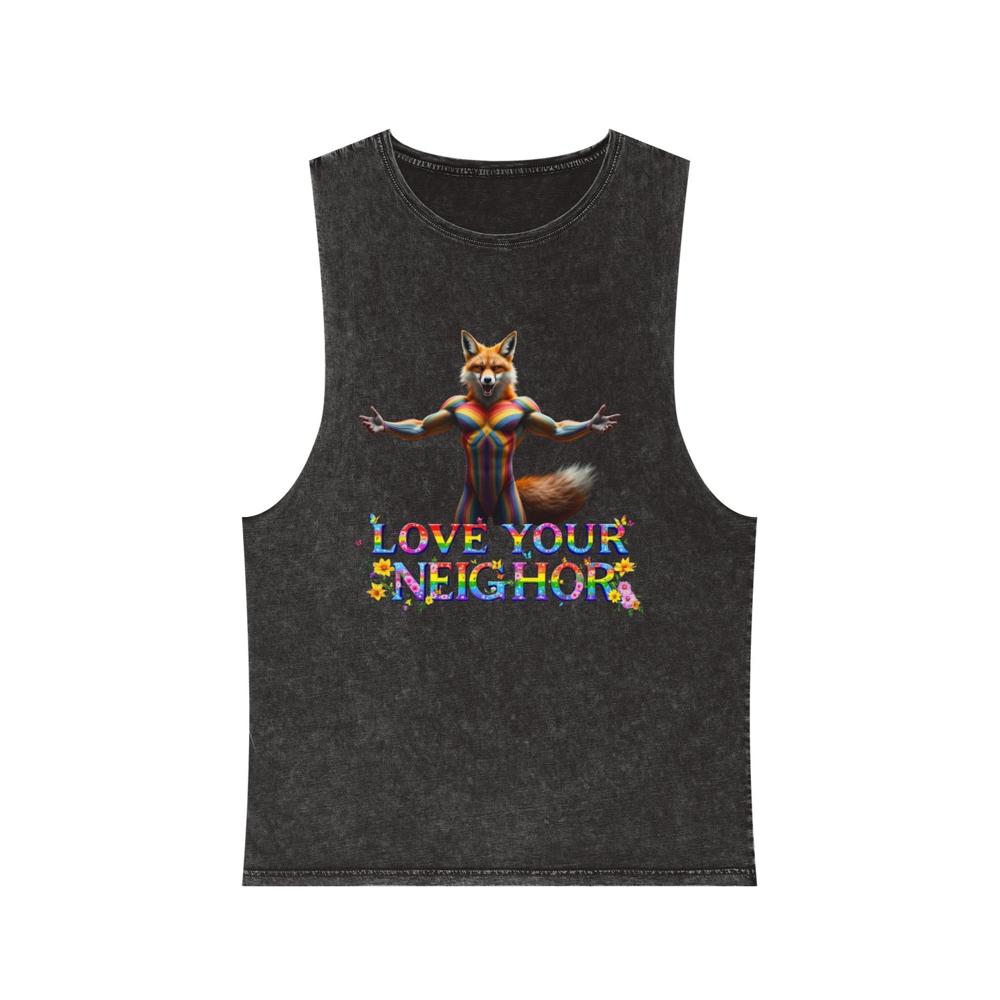 Unisex Stonewash Tank Top