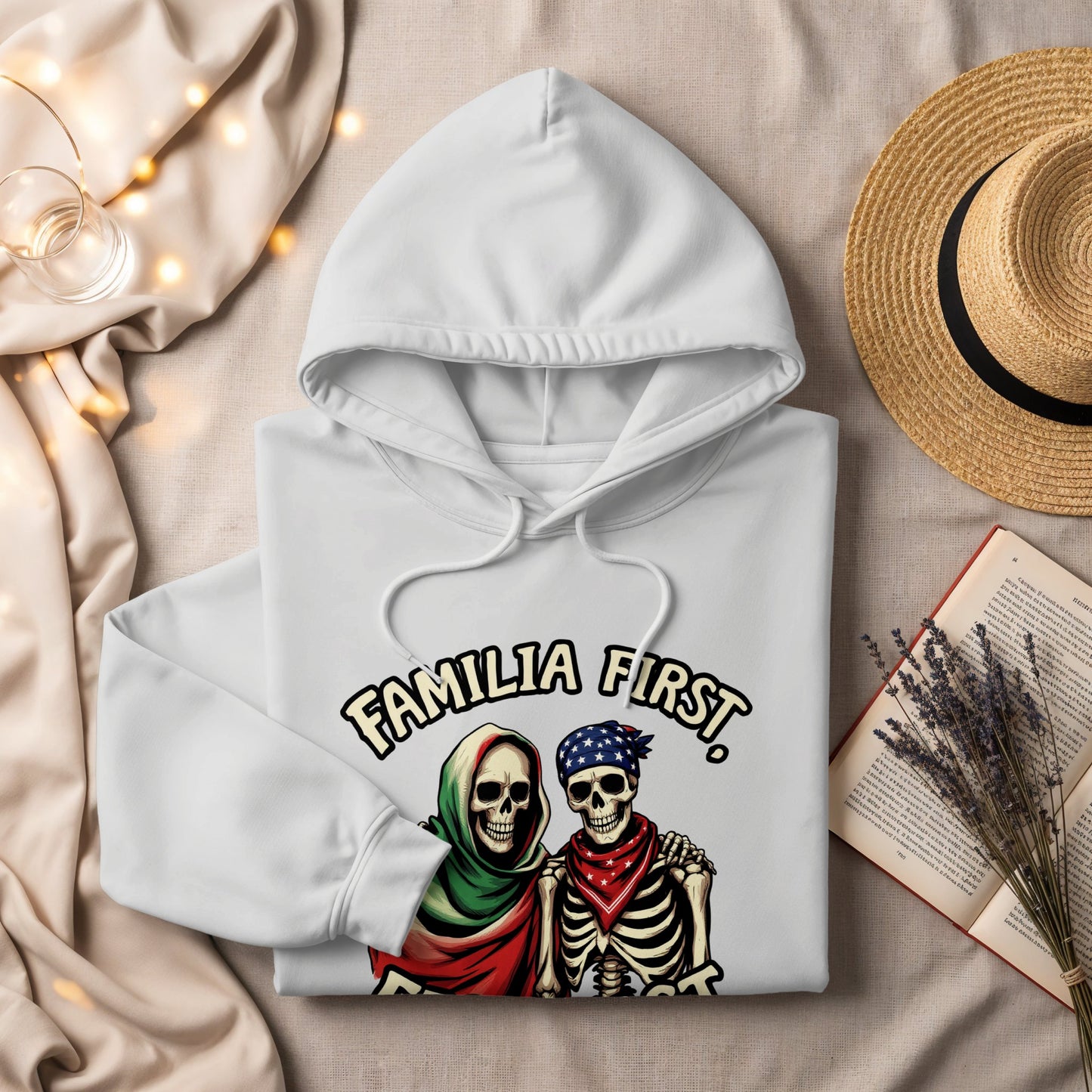 Familia First Skeletons Graphic Hoodie product type
