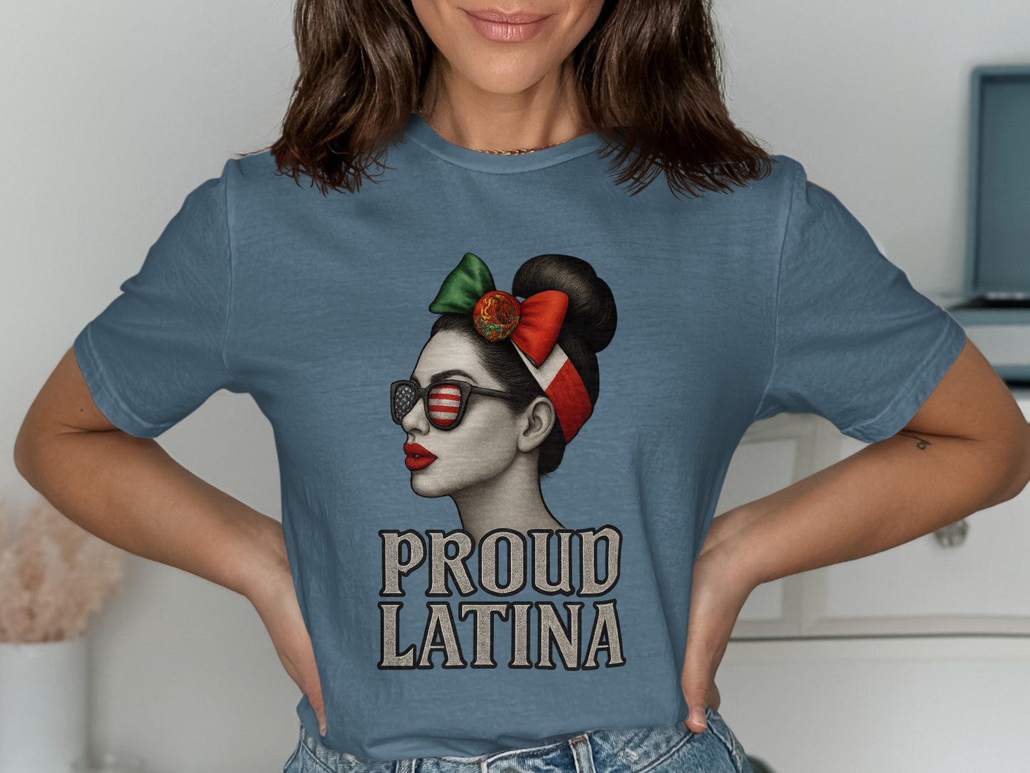 Proud Latina Graphic Tee Statement T-Shirt product type