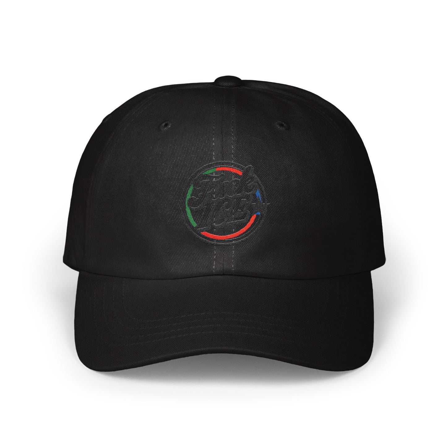 Stylish Black Hat with Embroidered Logo Hat product