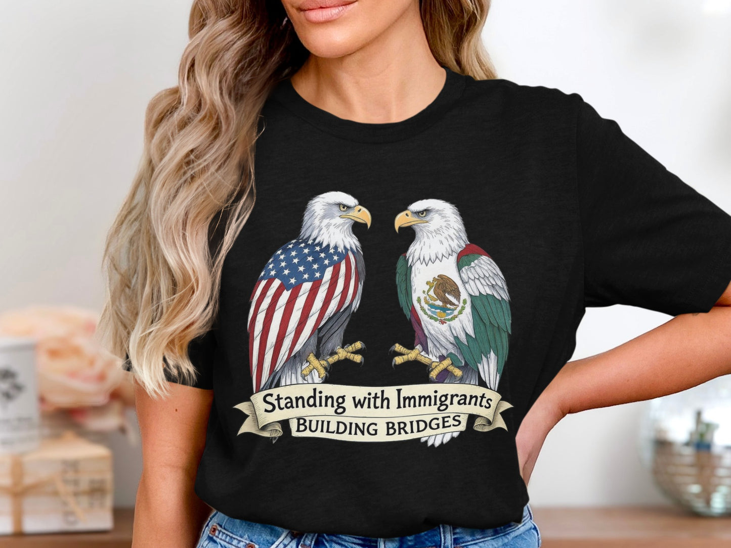 Standing with Immigrants Building Bridges product type