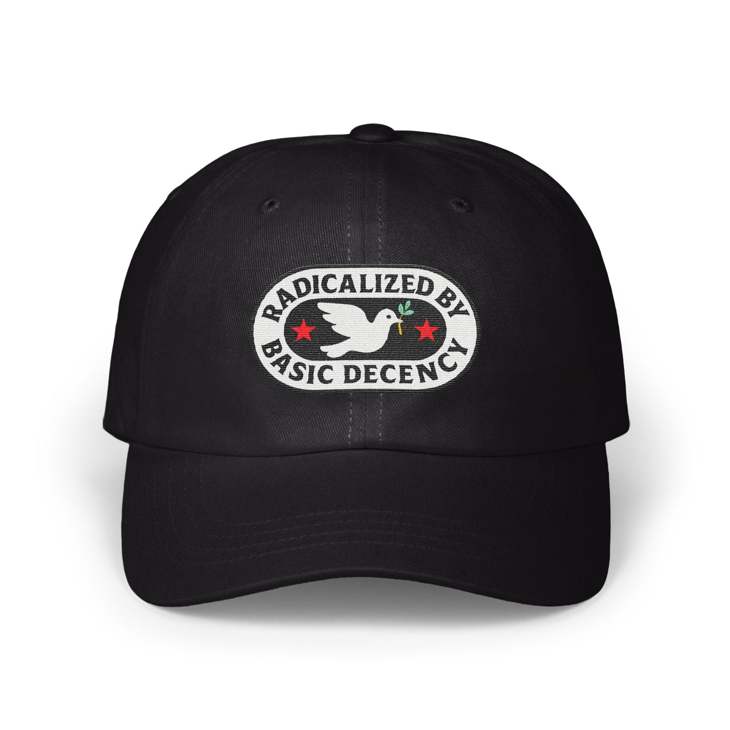 Radicalized By Basic Decency Design Hat product
