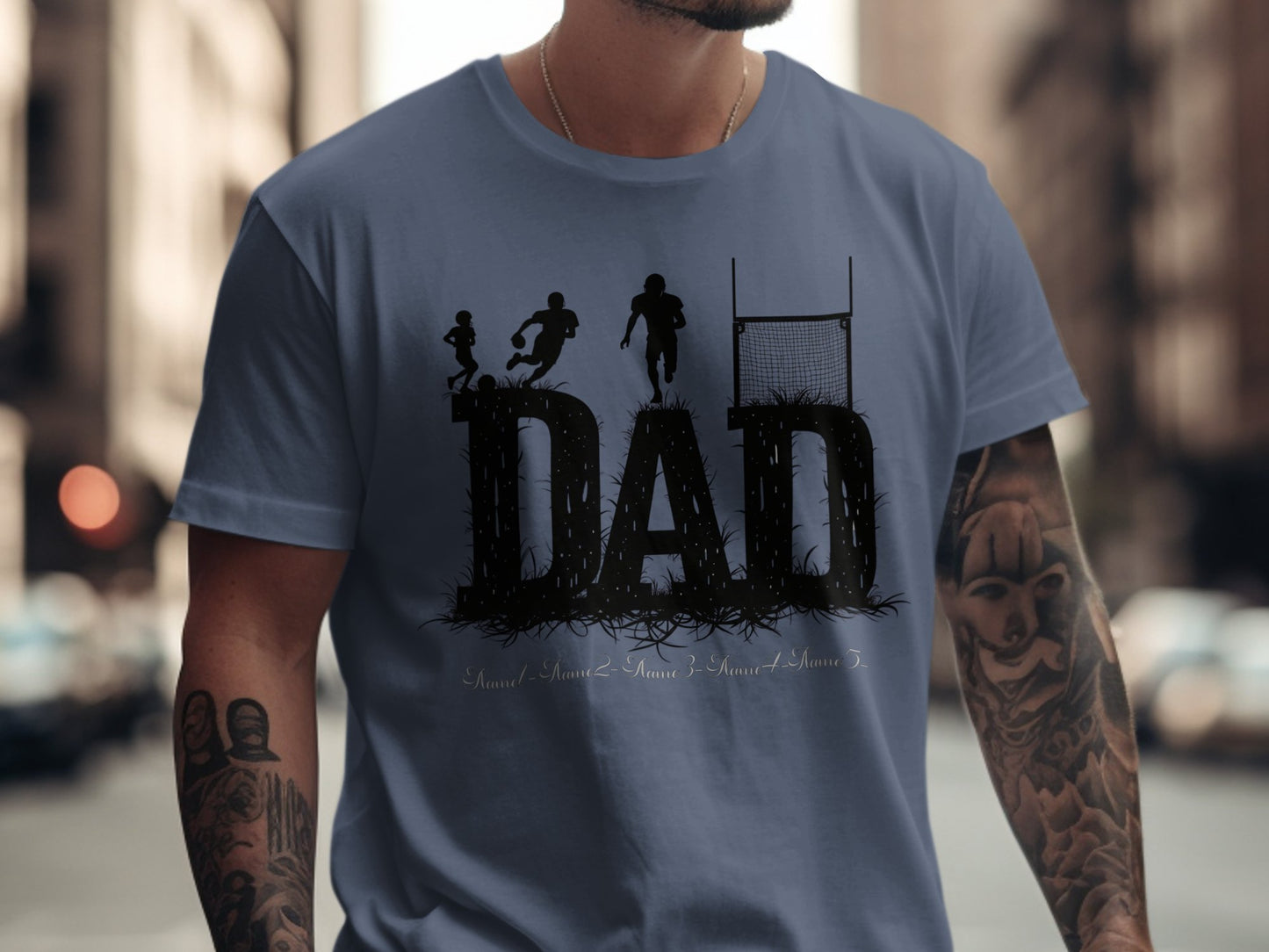 Dad Soccer Players Graphic Tee T-shirt product