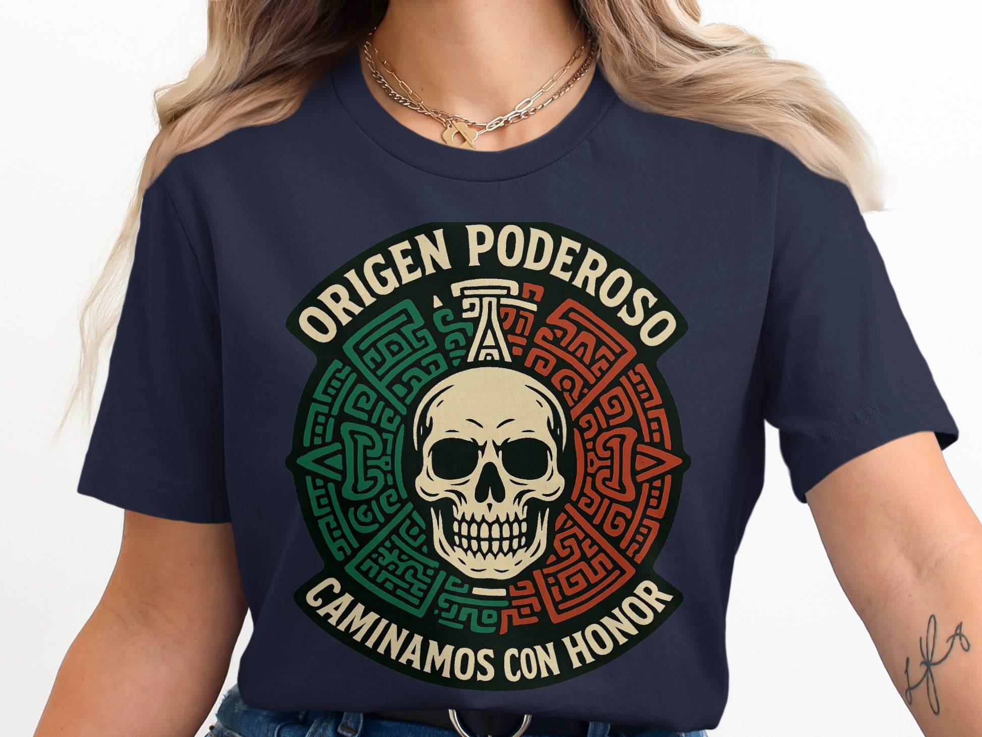Origen Poderoso Caminamos Con Honor Skull Shirt product type