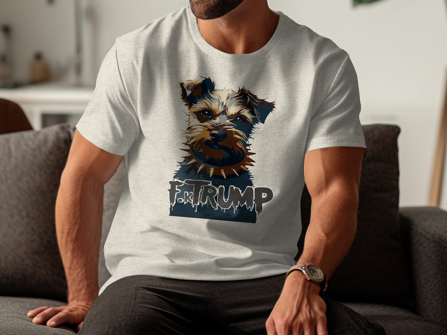 Fox Trump Dog Printed Graphic T-shirt product type