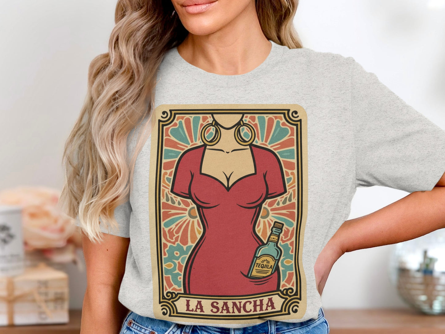 Retro La Sancha Graphic Tee Unique Fashionable Shirt product type