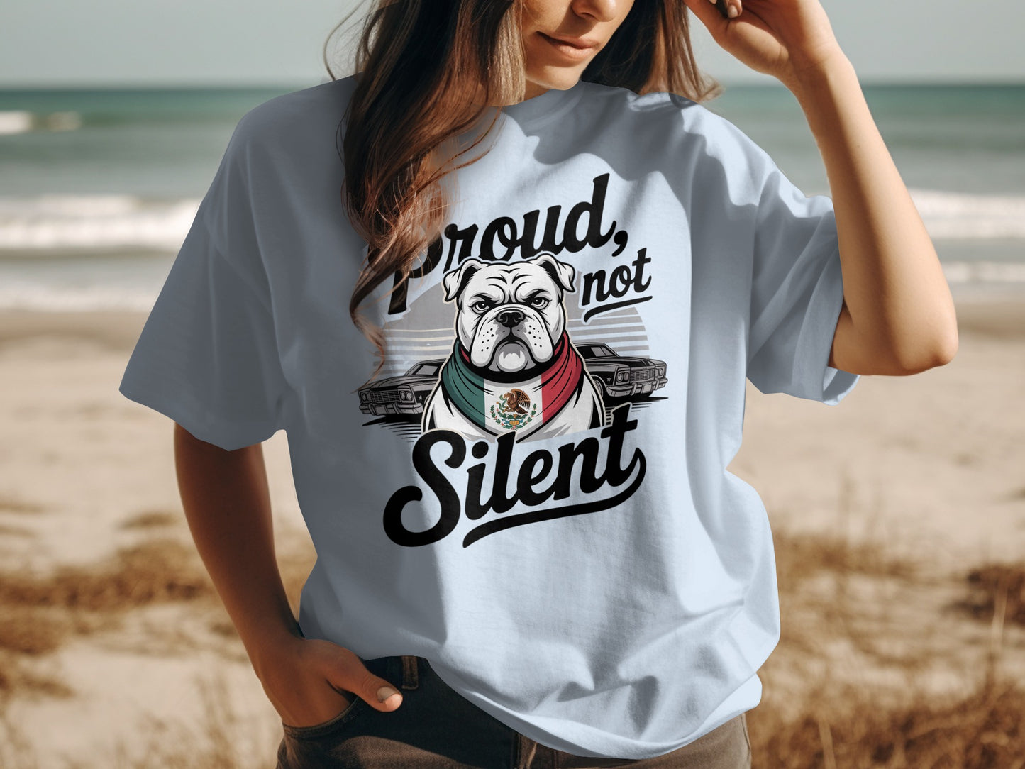 Proud Not Silent Bulldog Graphic T-Shirt product