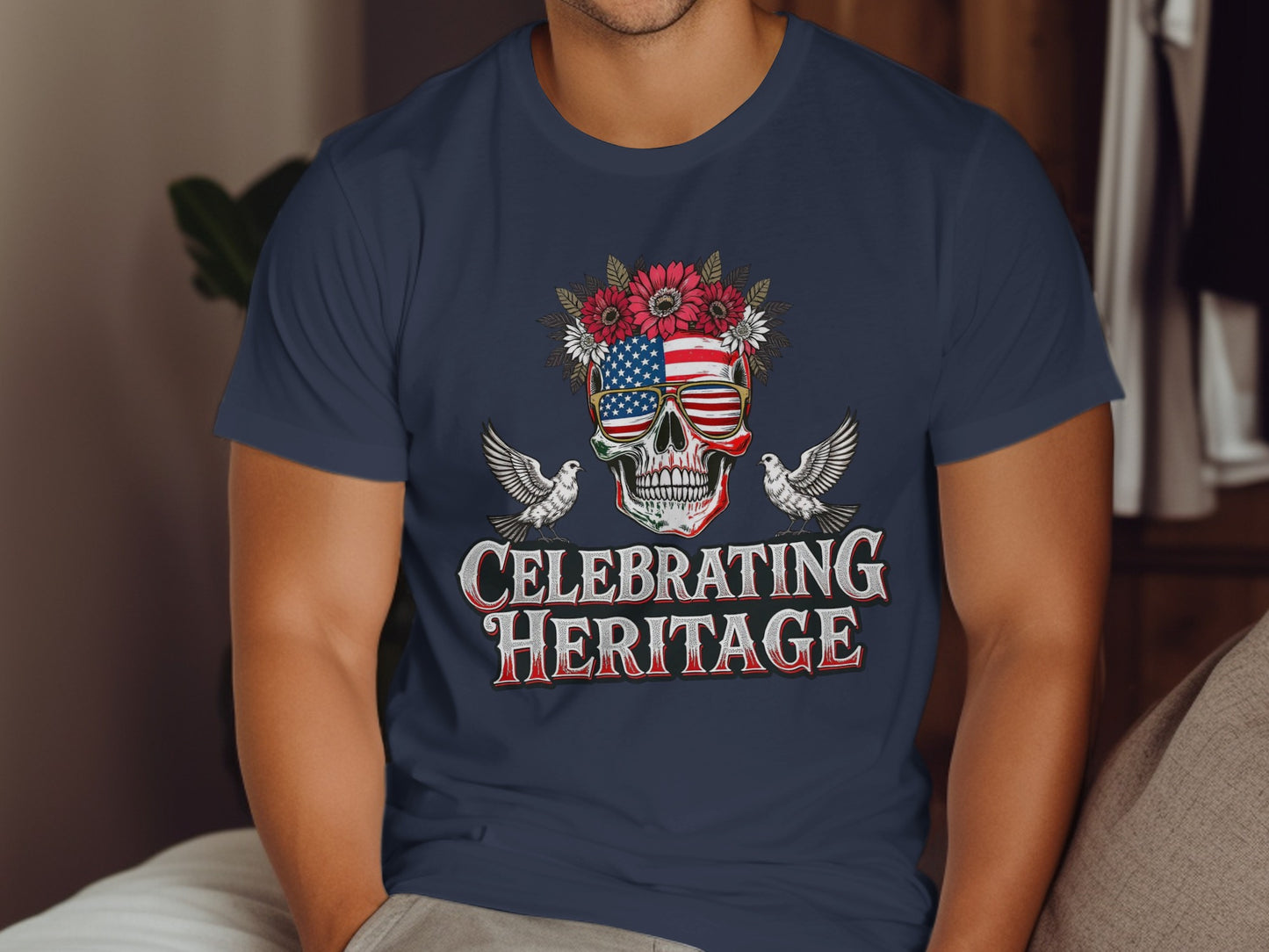Celebrating Heritage Graphic Skull T-Shirt product type