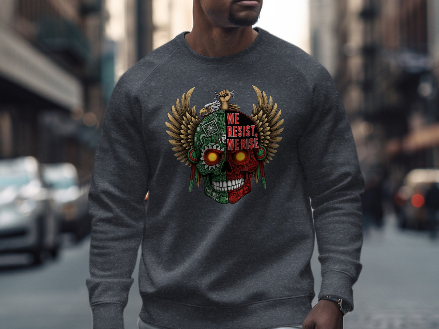 Skull Warrior Graphic Design Sweatshirt product