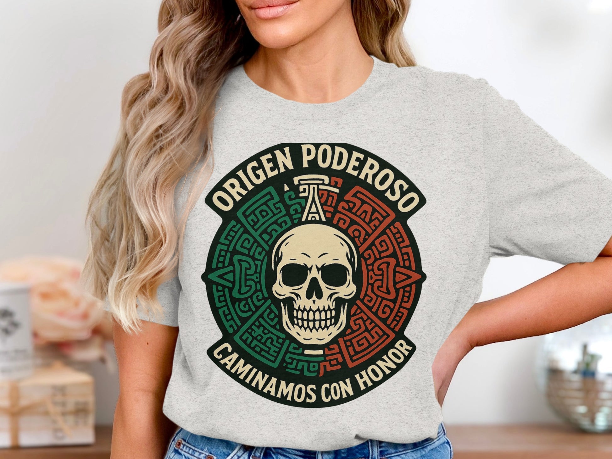 Origen Poderoso Caminamos Con Honor Skull product type