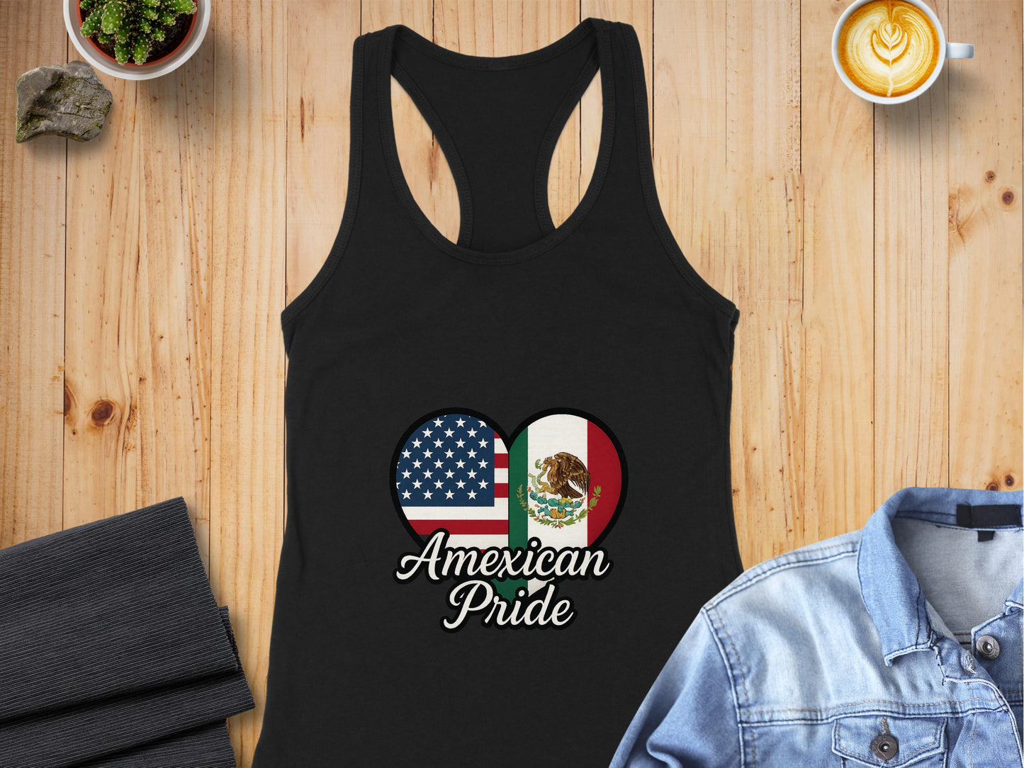 Amexican Pride Heart Flag Women's Tank Top product