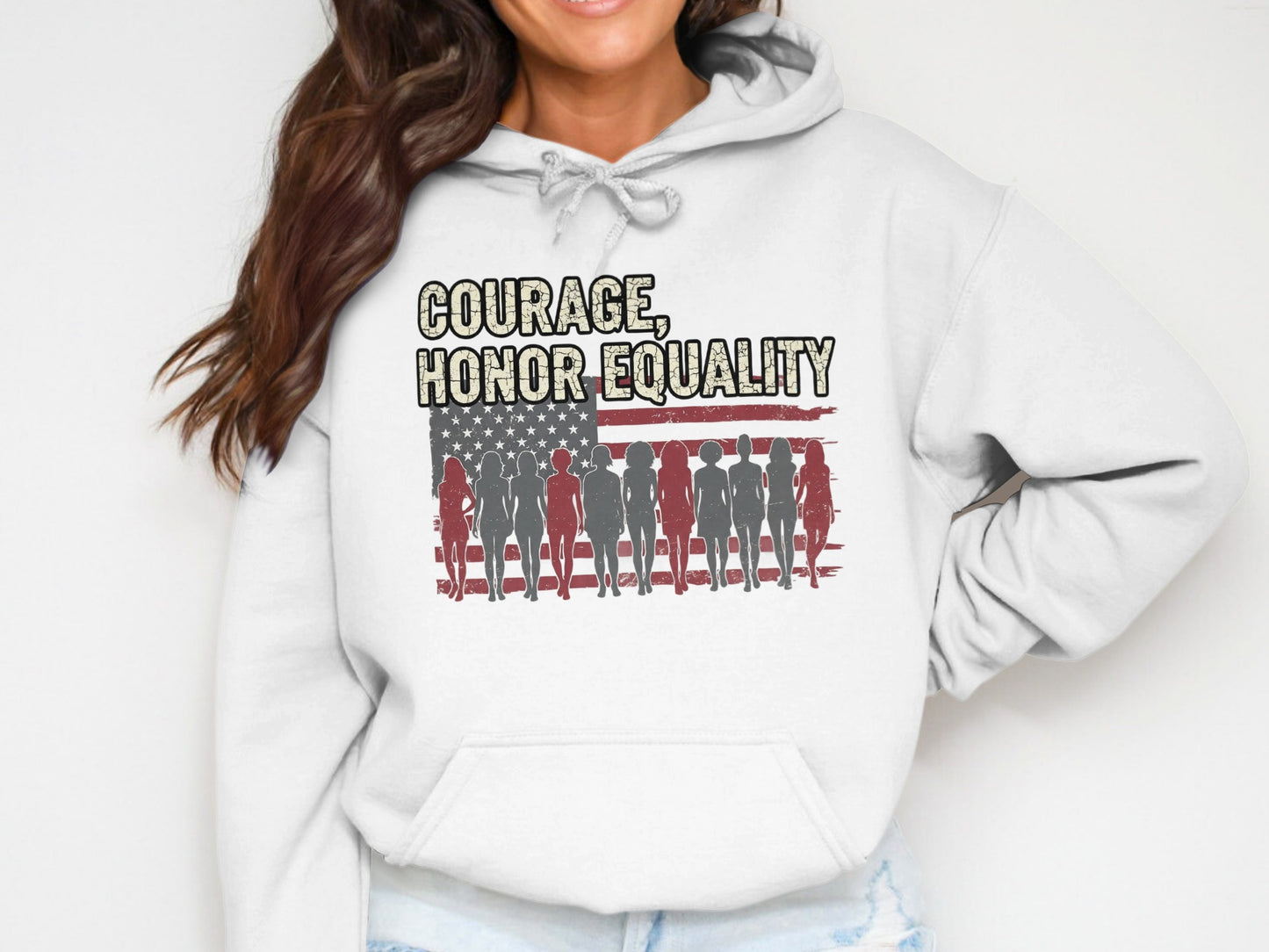 Courage Honor Equality Graphic Sweatshirt product