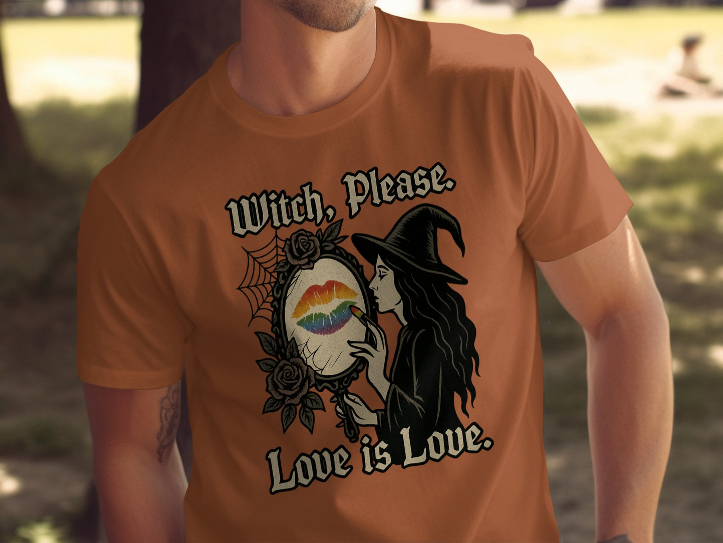 Witch Please Love Is Love Graphic Tee product