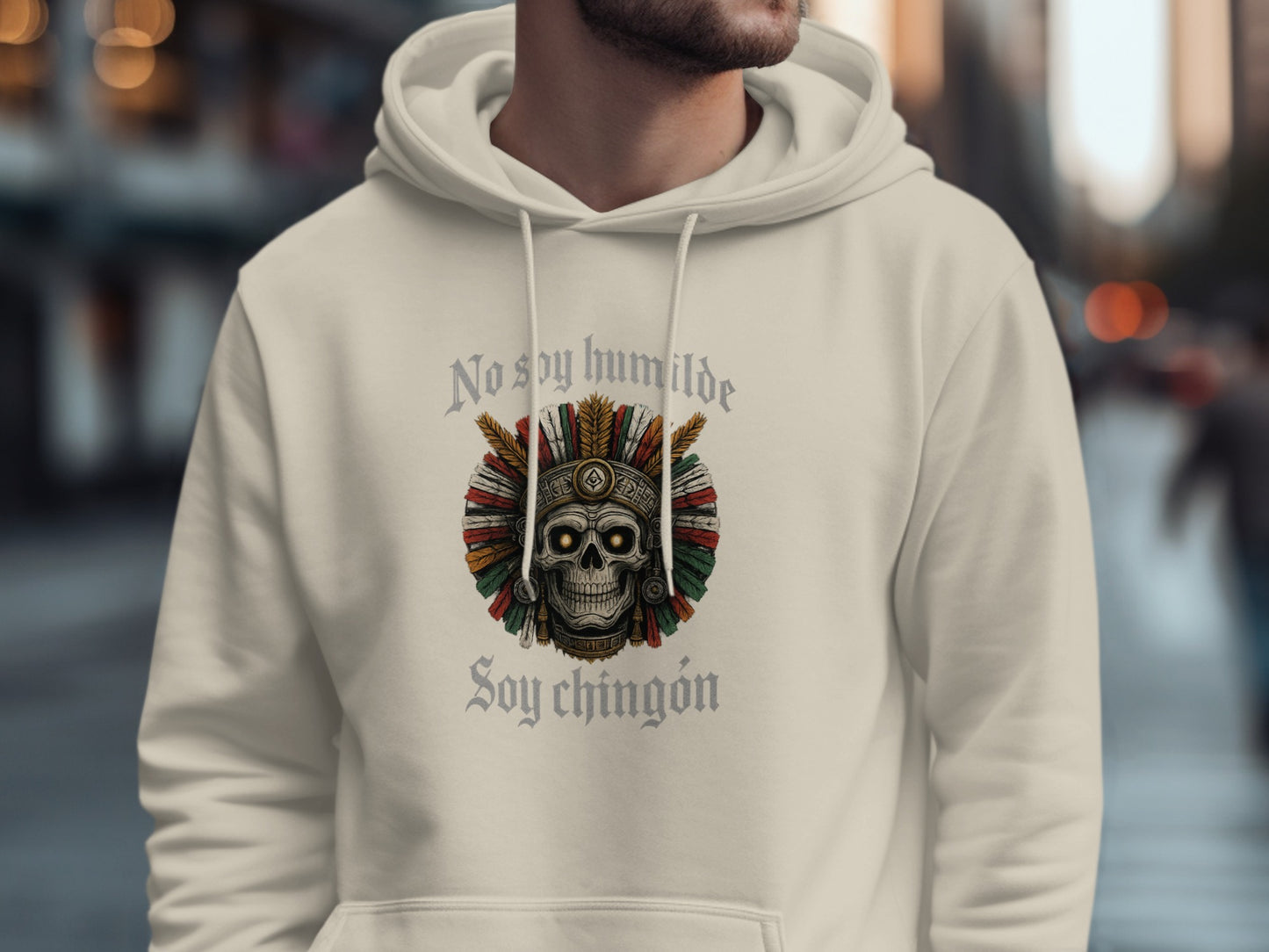 No Soy Humilde Soy Chingon Skull Hoodie product