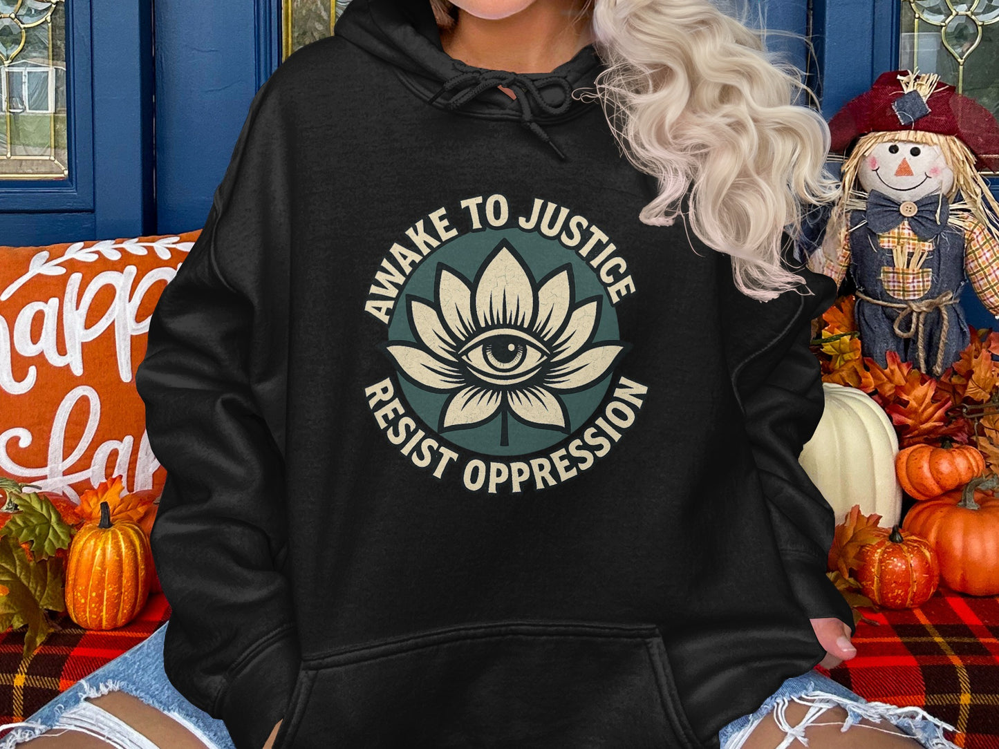 Awake to Justice Resist Oppression Hoodie product