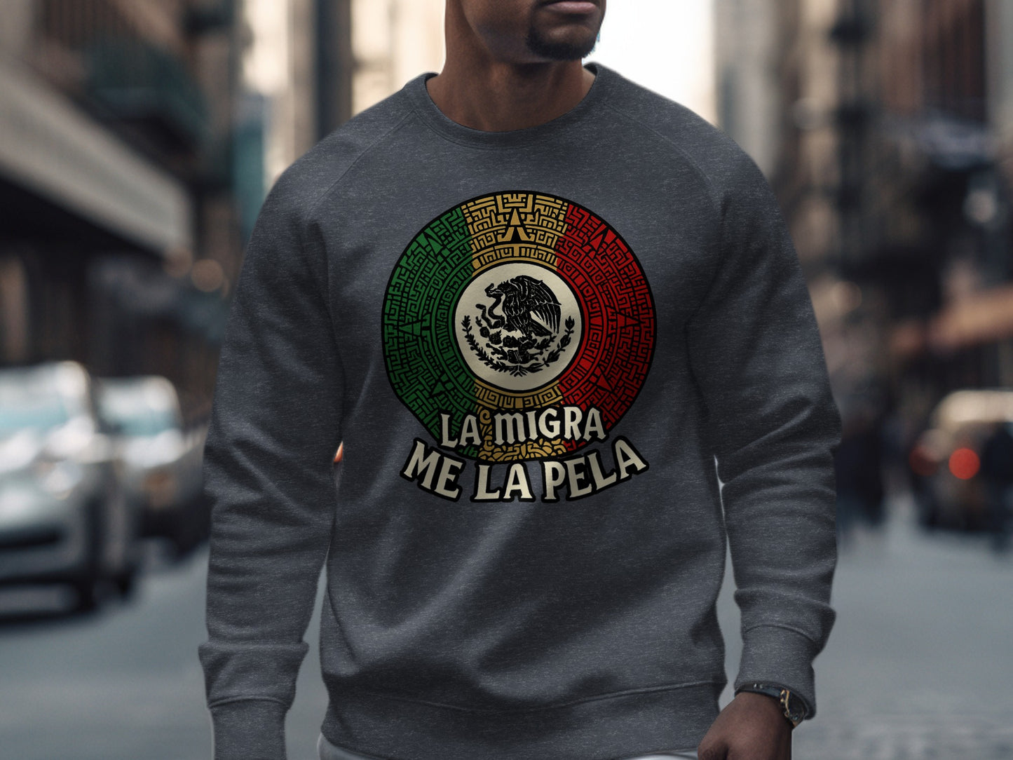 La Migra Me La Pela Graphic Sweatshirt Product Type