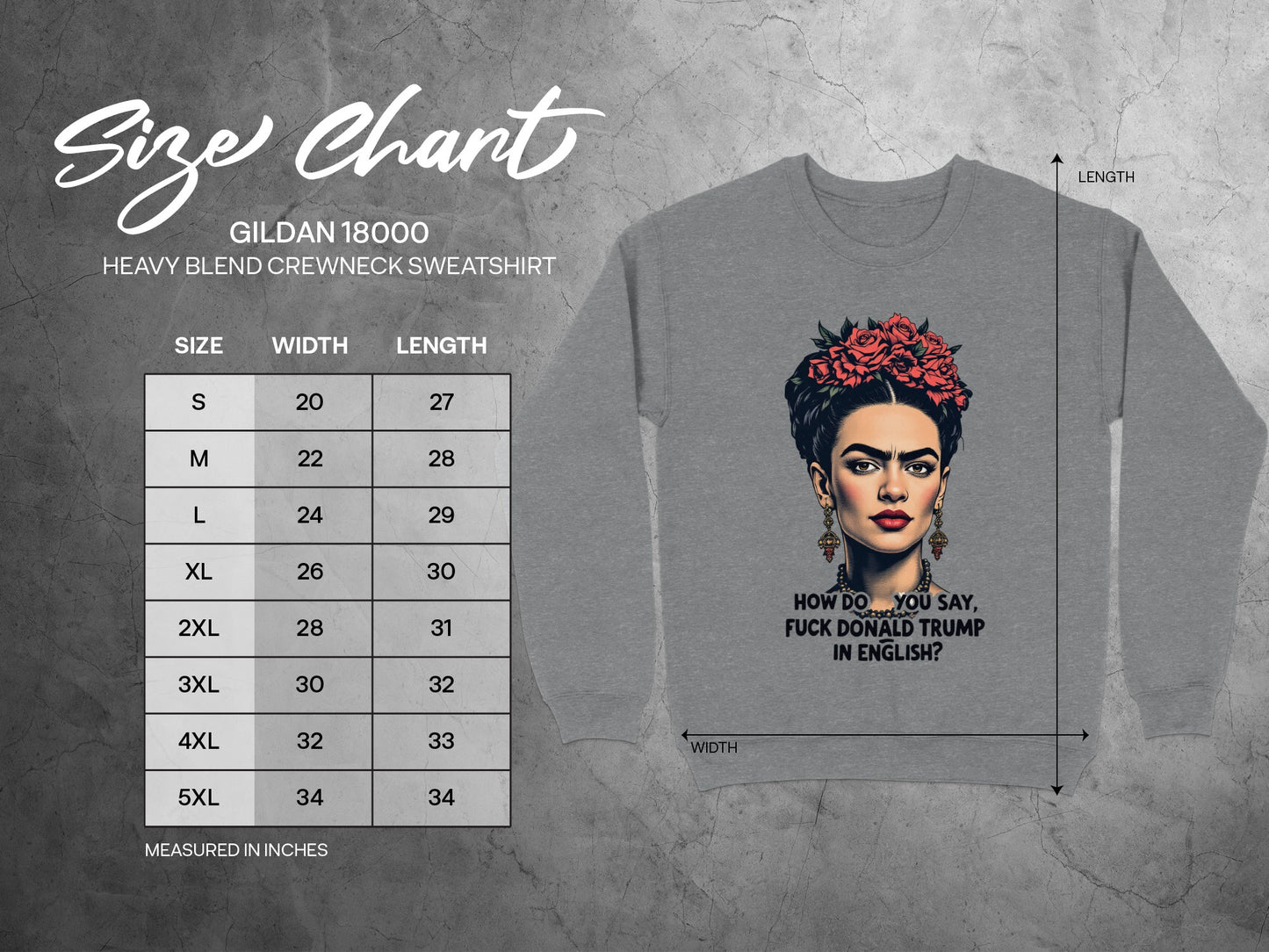 How Do You Say Anti-Trump Graphic Sweatshirt