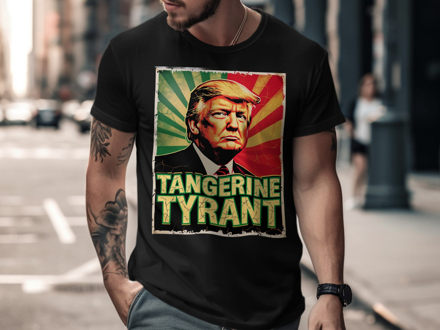 Tangerine Tyrant Vintage Graphic T-Shirt Product