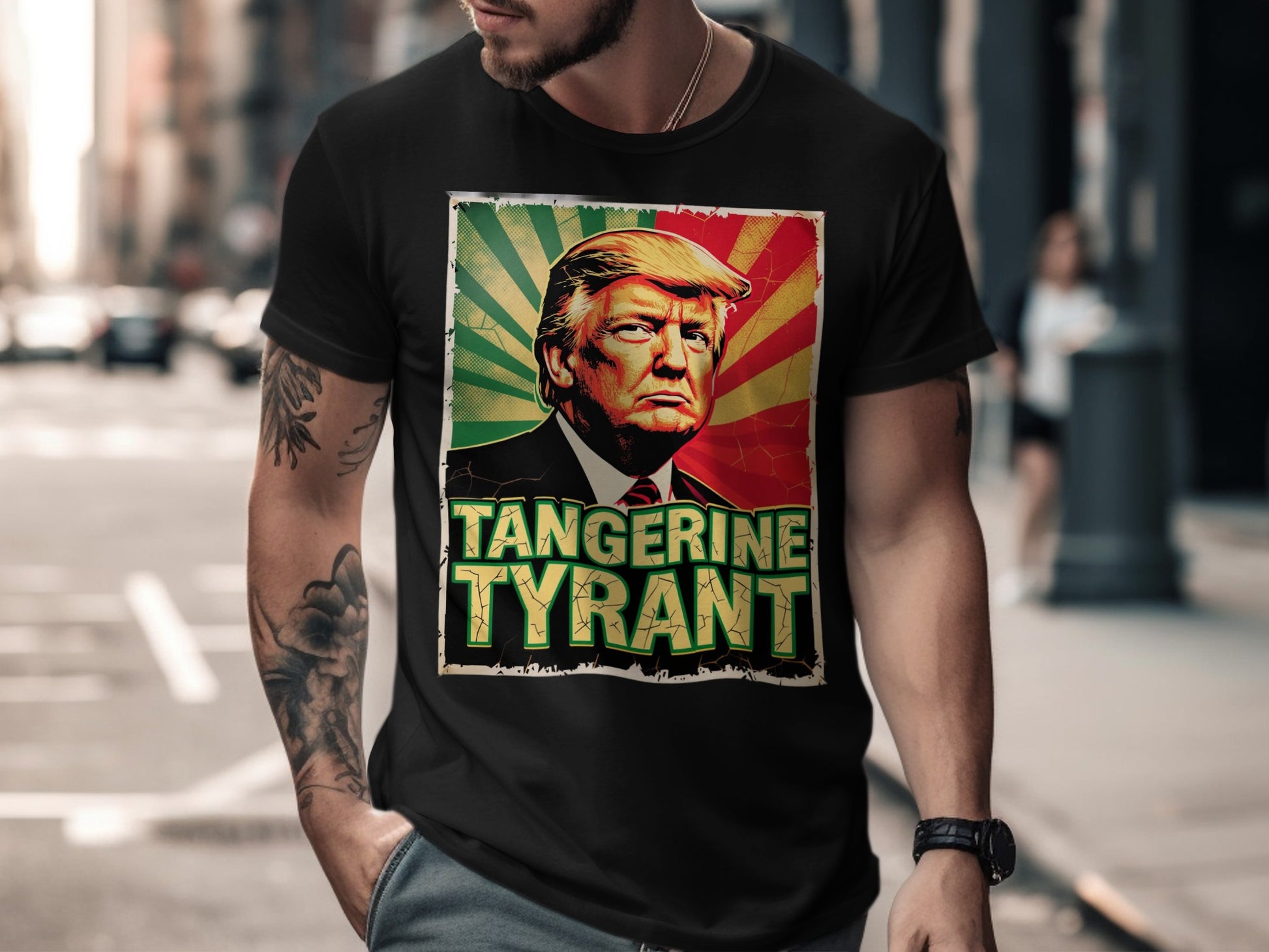 Tangerine Tyrant Vintage Graphic T-Shirt Product