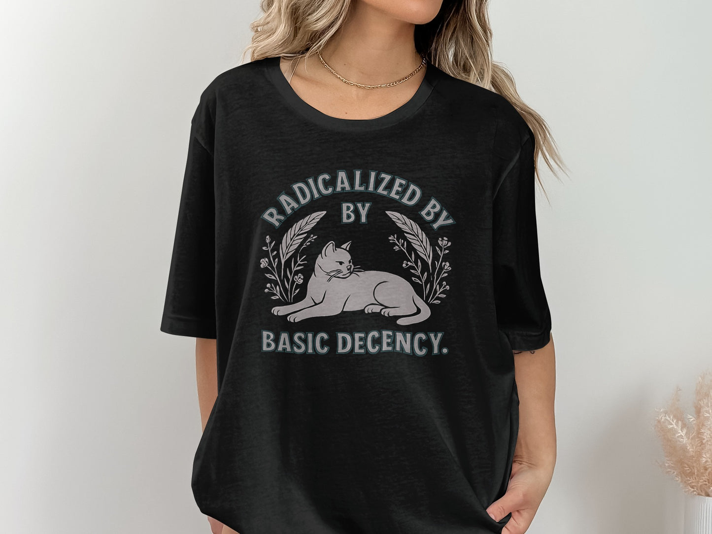 Radicalized By Basic Decency Graphic Tee product type