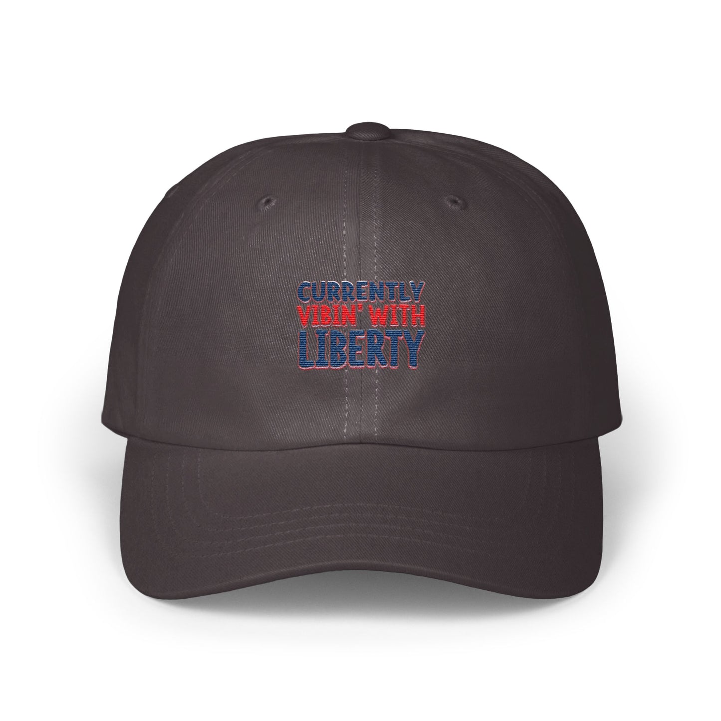 Currently Vibin With Liberty Black Baseball Cap product type