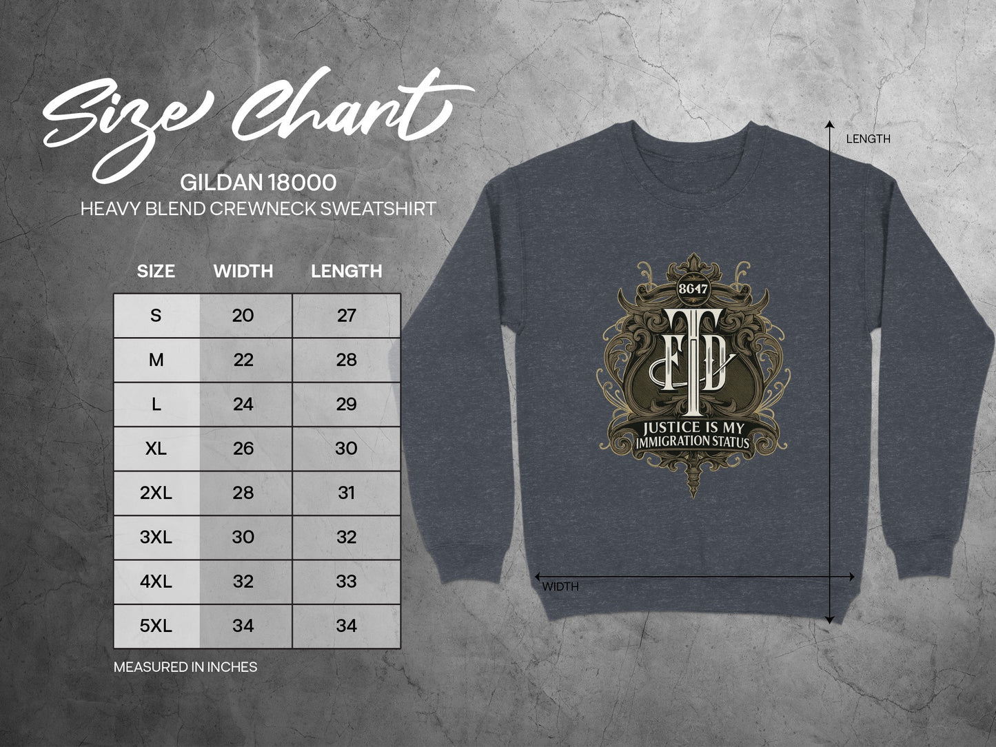 Justice Is My Immigration Status Sweatshirt product