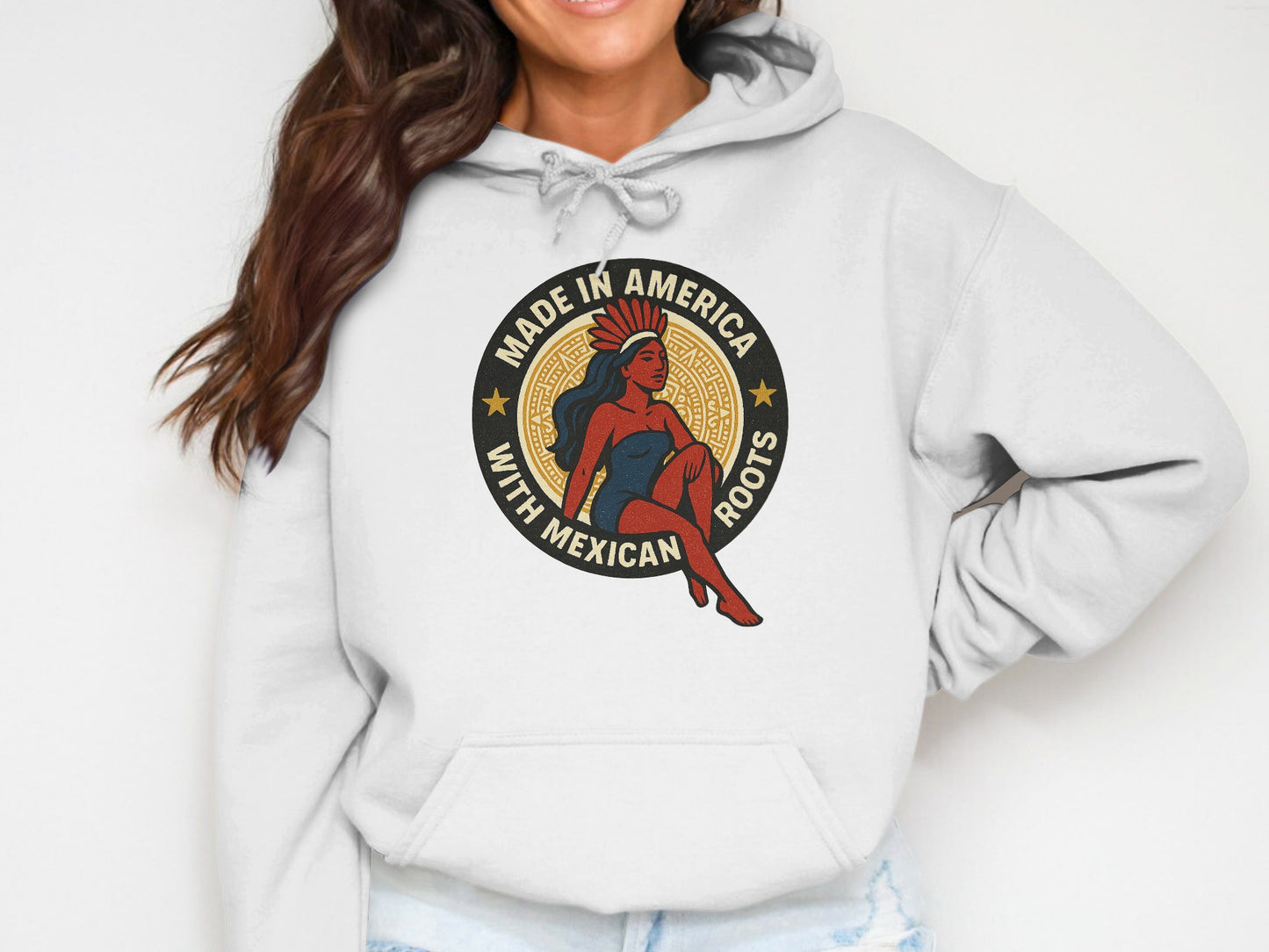 Made in America With Mexican Roots Hoodie product type