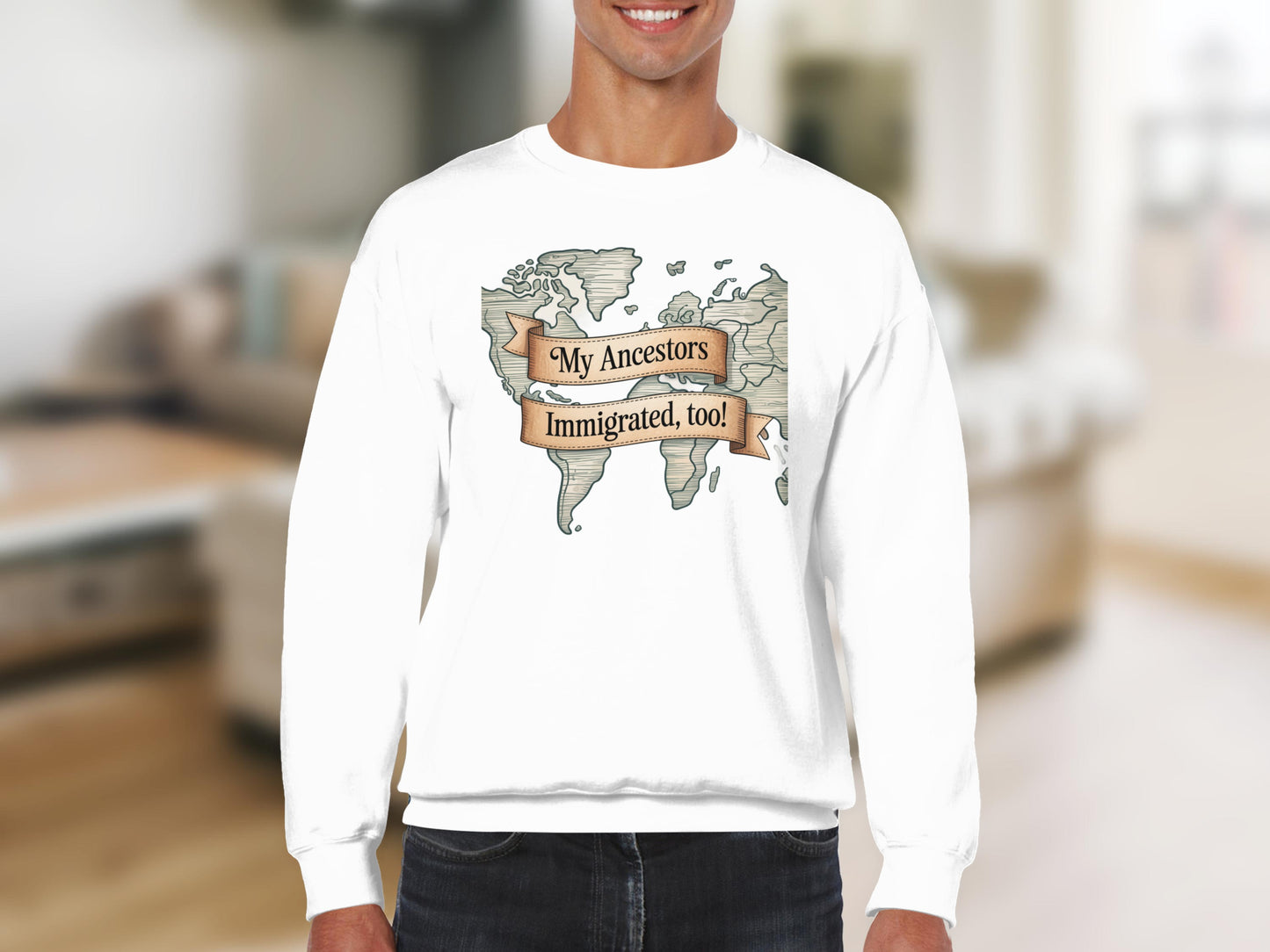 My Ancestors Immigrated Too Sweatshirt product