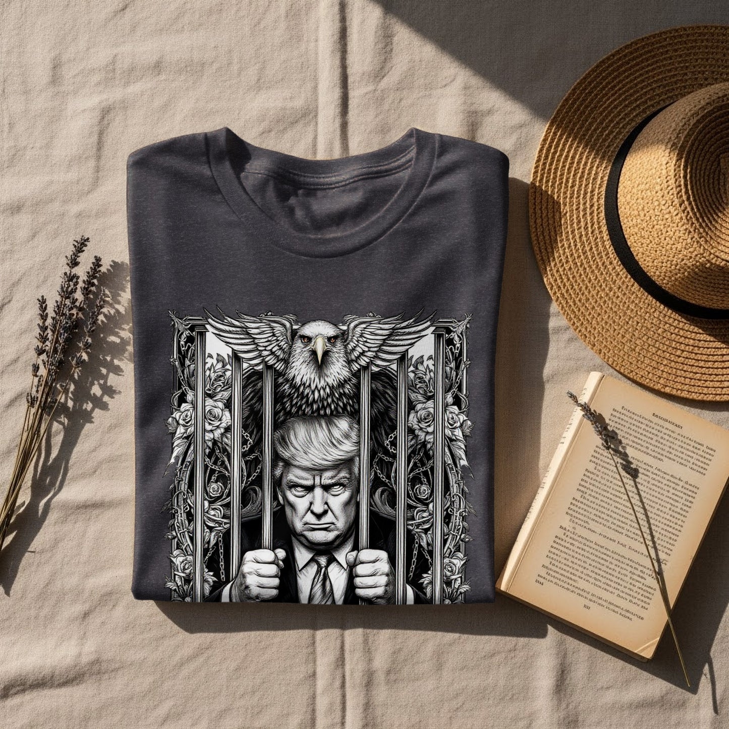 Bold Statement Graphic T-Shirt with Political Art product