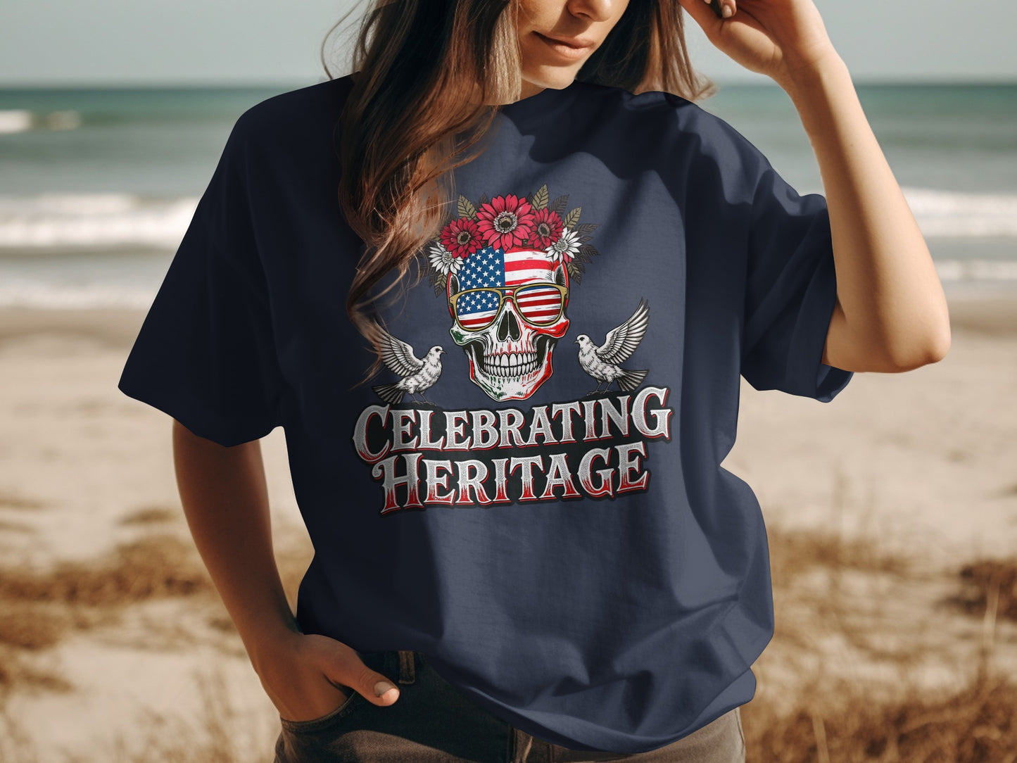 Celebrating Heritage Skull Graphic T-shirt product
