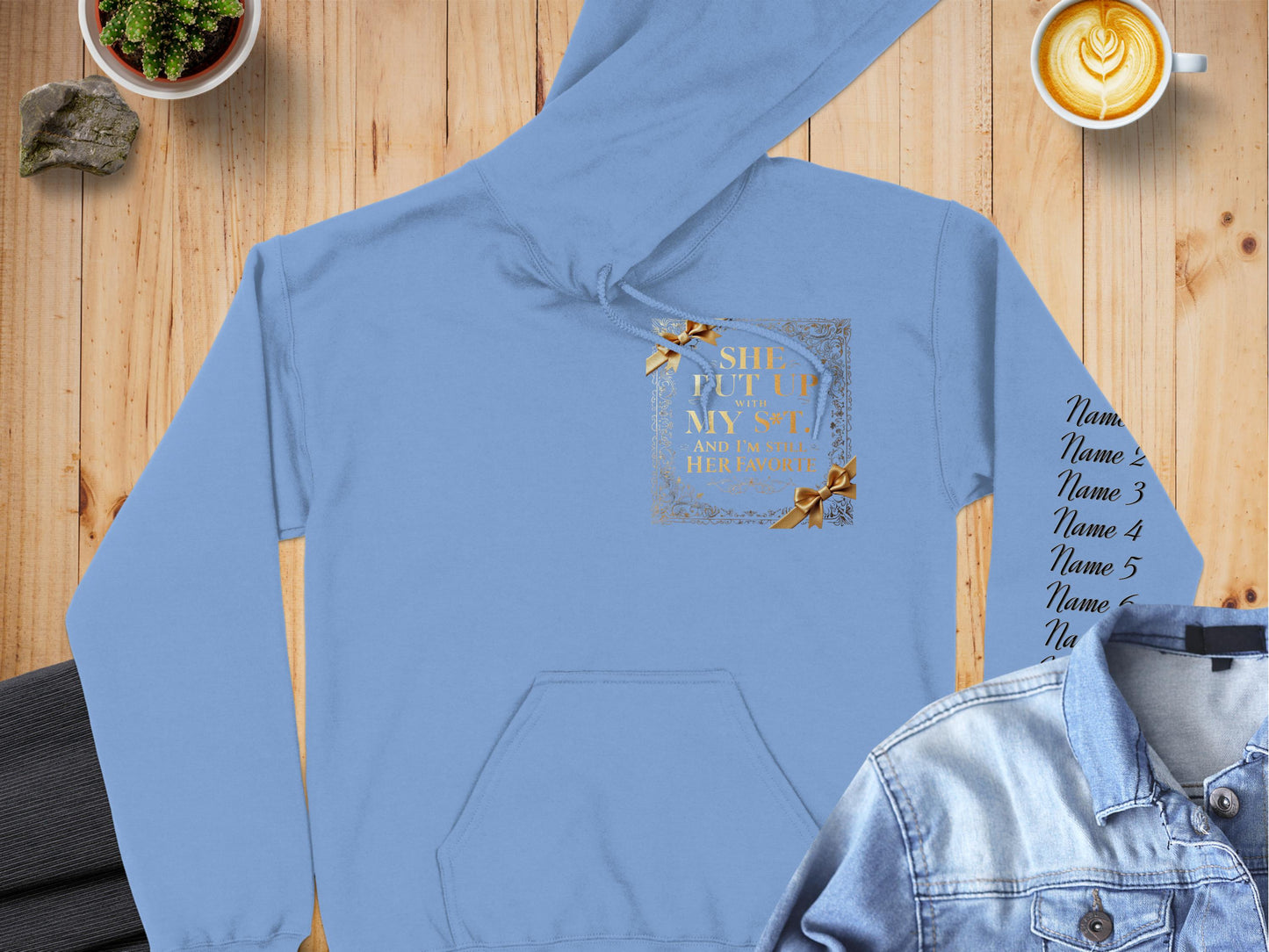 She Put Up My Shit Funny Hoodie Product