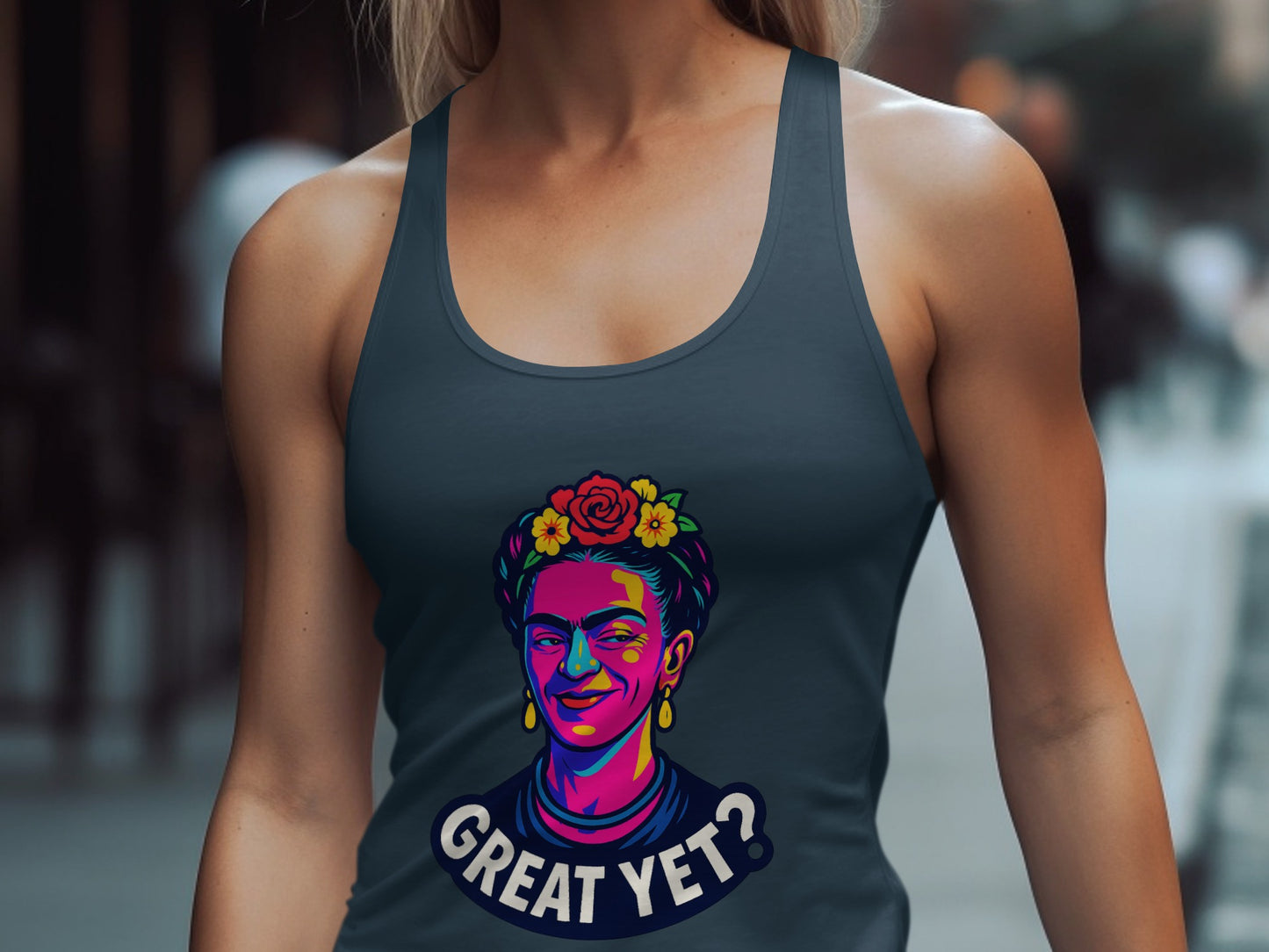 Colorful Frida Kahlo Graphic Great Yet Tank Top product