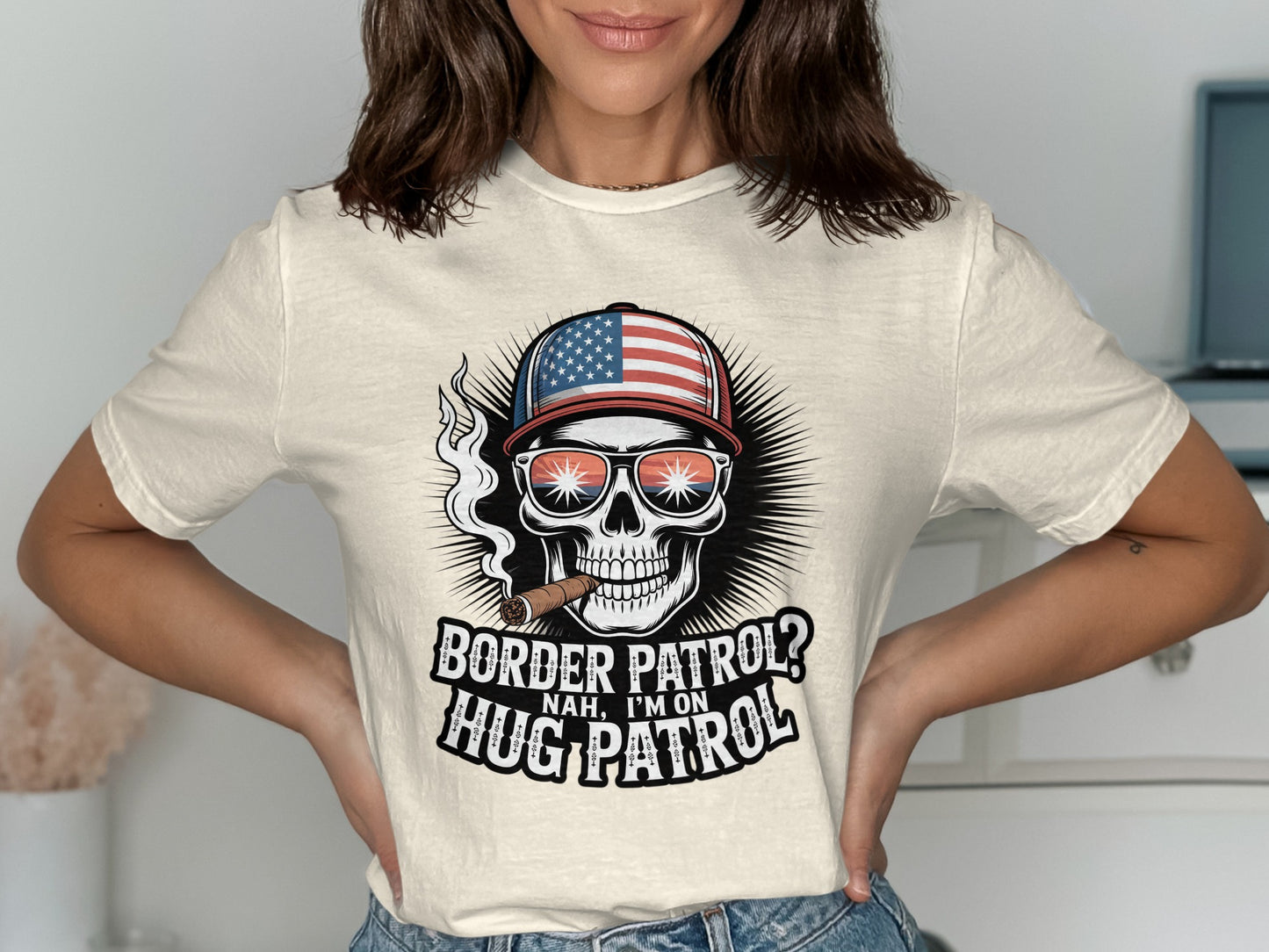 Border Patrol Nah I'm on Hug Patrol T-shirt product