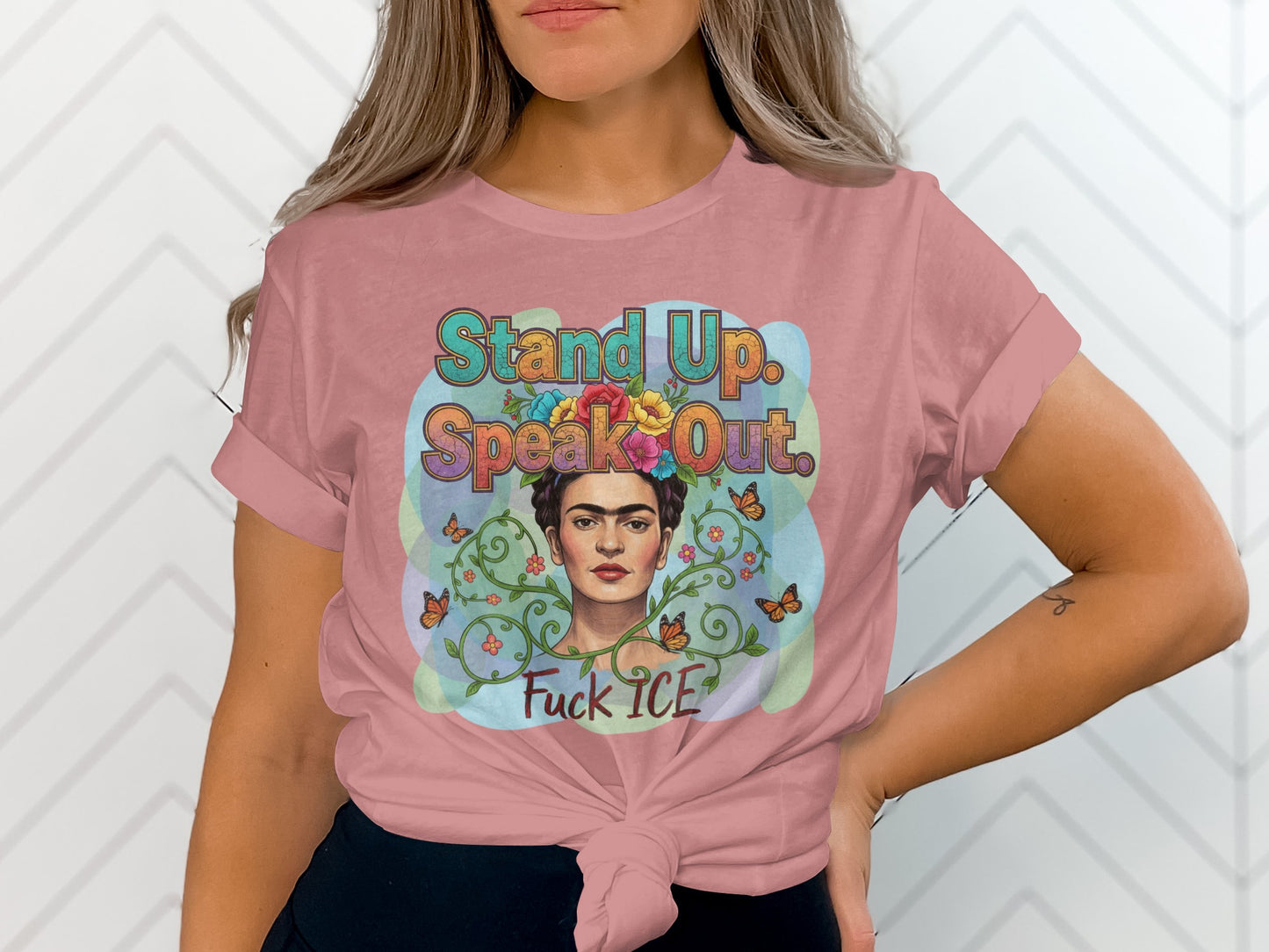 Stand Up Speak Out Frida Graphic Shirt product type