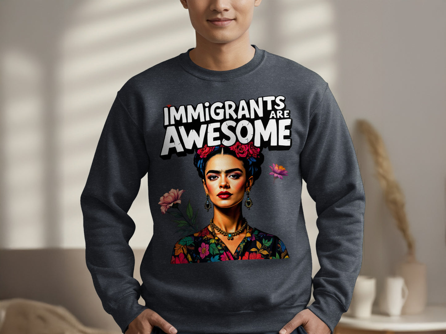 Immigrants Are Awesome Graphic Sweatshirt product