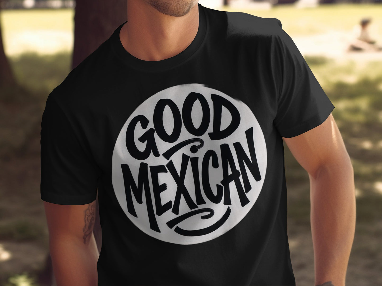 Good Mexican Graphic Tee Comfortable Black Shirt product