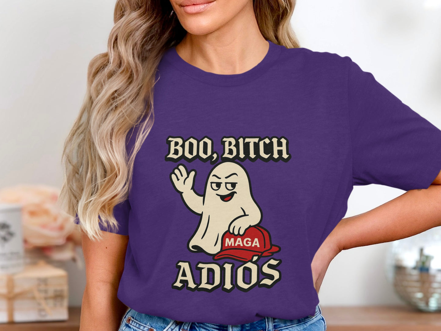 Boo Bitch Adios MAGA Ghost Graphic Tee product type