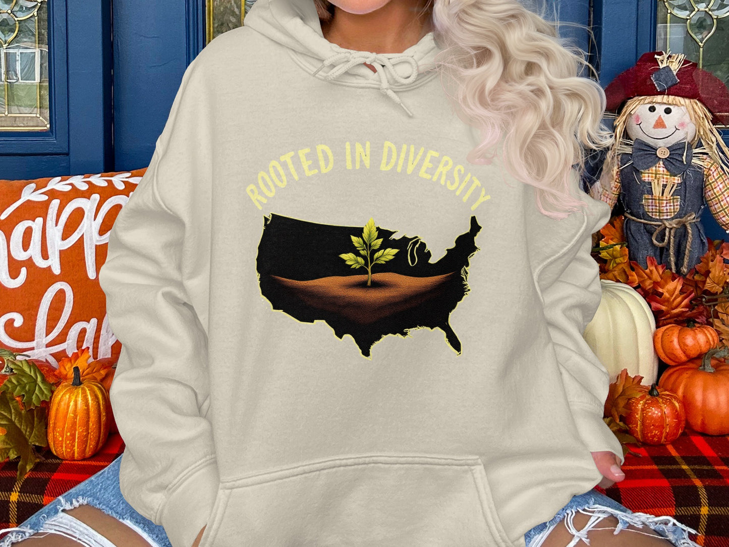 Rooted In Diversity Printed Hoodie product type