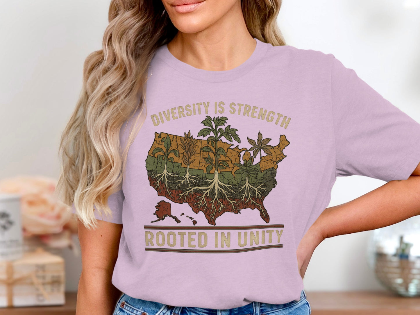 Diversity is Strength Rooted in Unity Graphic T-Shirt product type