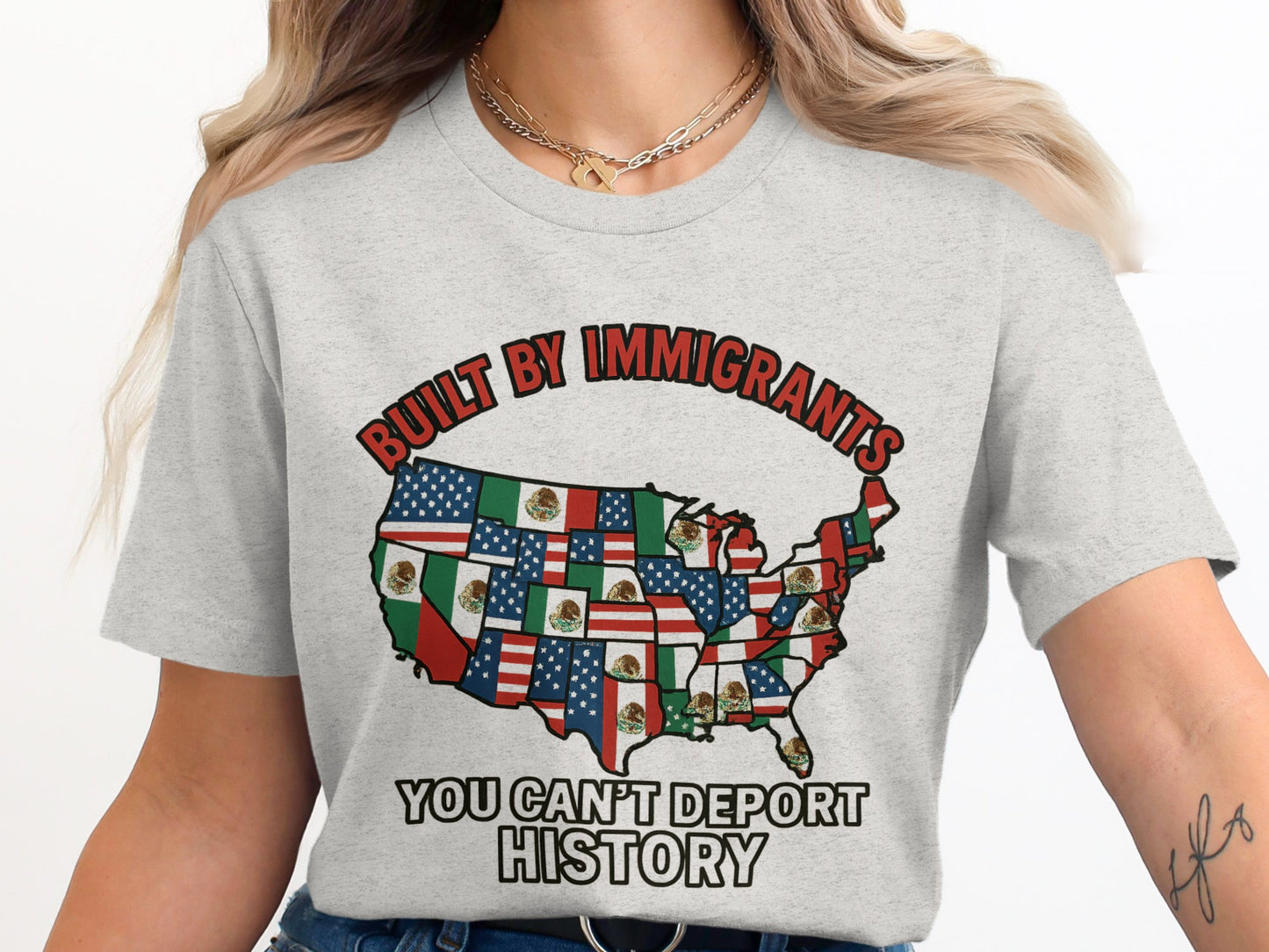 Built by Immigrants You Can't Deport History shirt