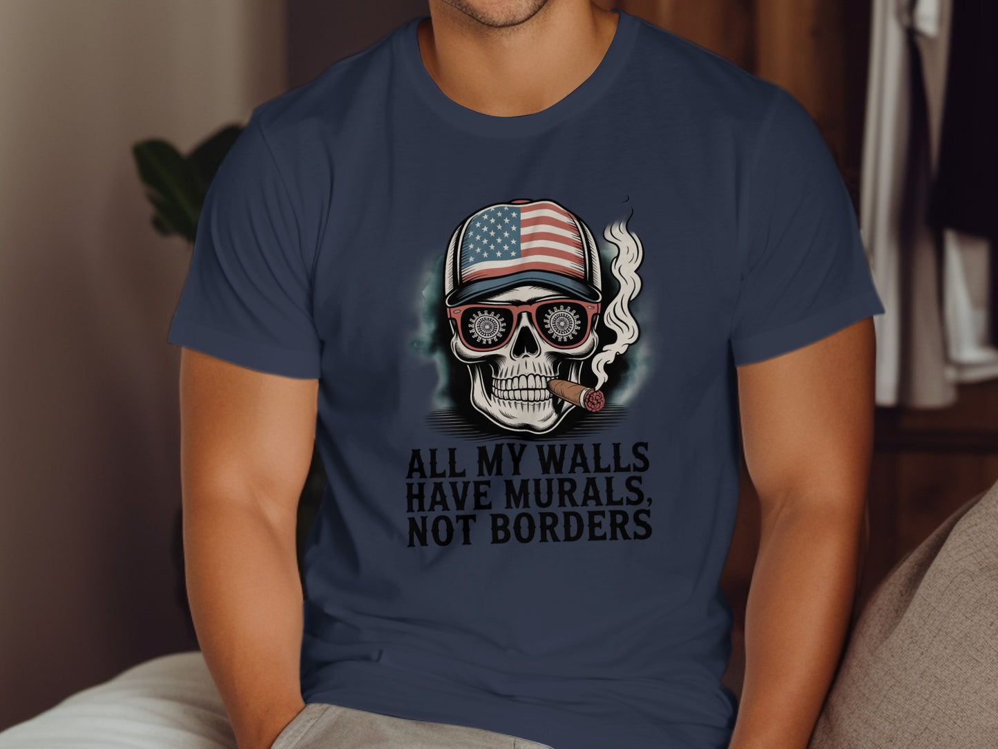 All My Walls Have Murals Not Borders T-shirt product