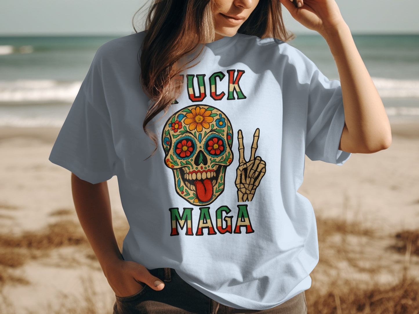 Fuck Maga Skull Graphic Tee product