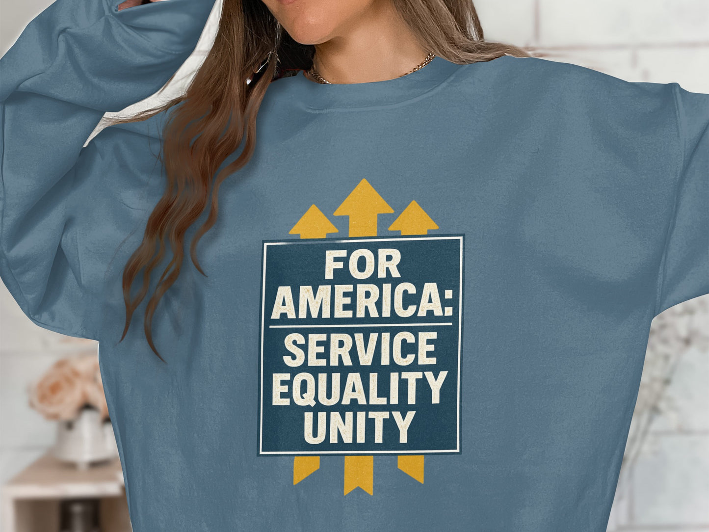For America Service Equality Unity Sweatshirt product